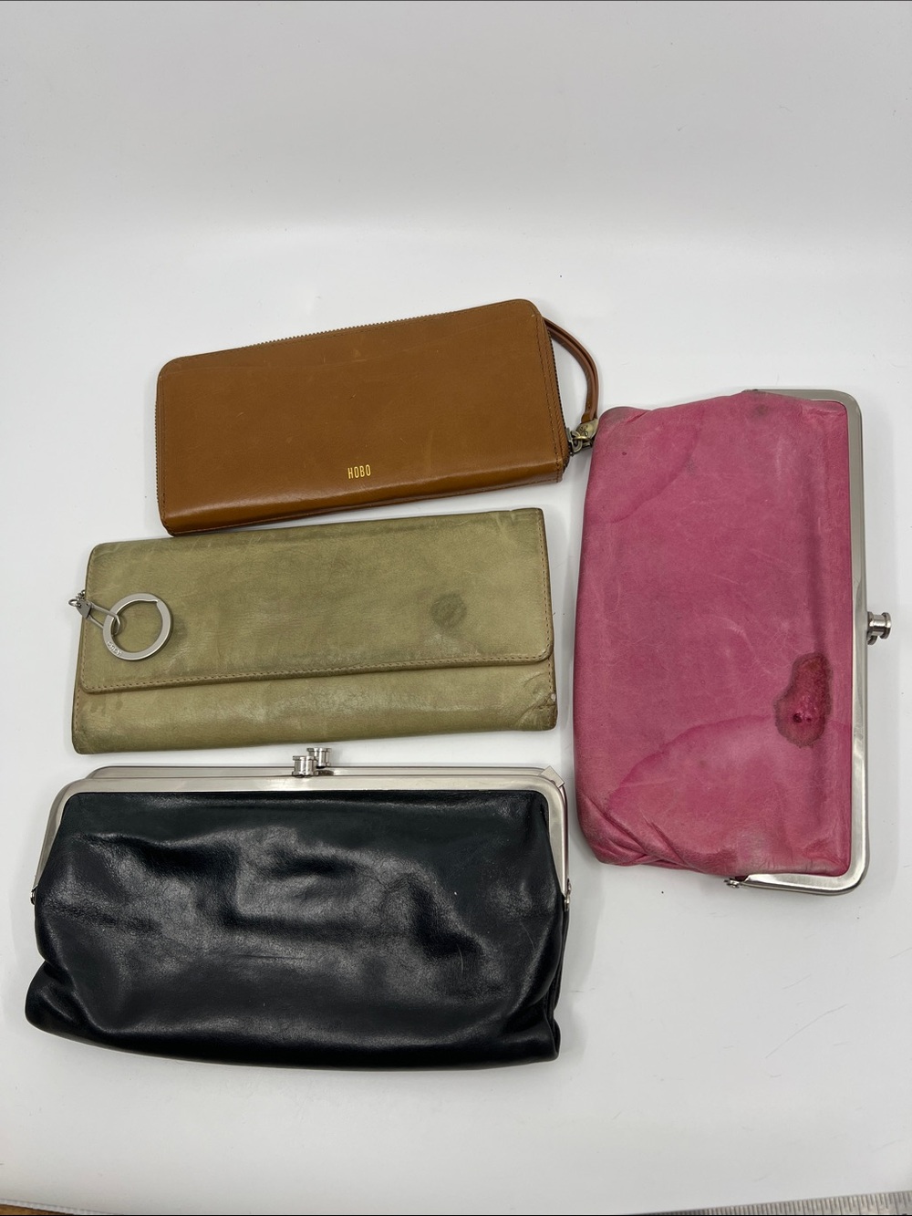 Hobo International Project Leather  Wallet Bundle - all 4 wallets for one price